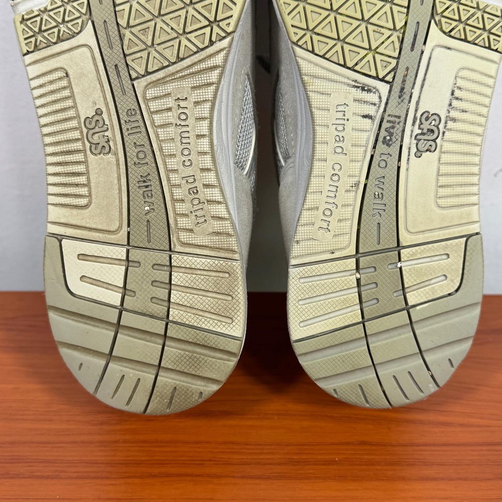 SAS Tour Mesh Suede Walking Sneakers Gray Women's 8.5N Tripad Comfort Athleisure - Picture 10 of 13